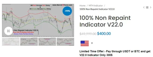 100% Non Repaint Indicator V22.0